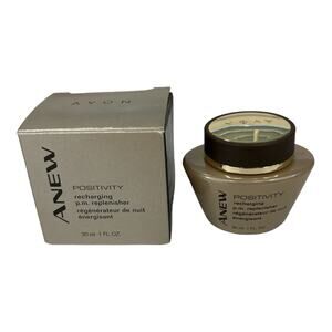 AVON Anew - Positivity Recharging P.M. Replenisher 1 Fl. Oz. NOS